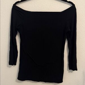 Elegant Black Off-Shoulder Top